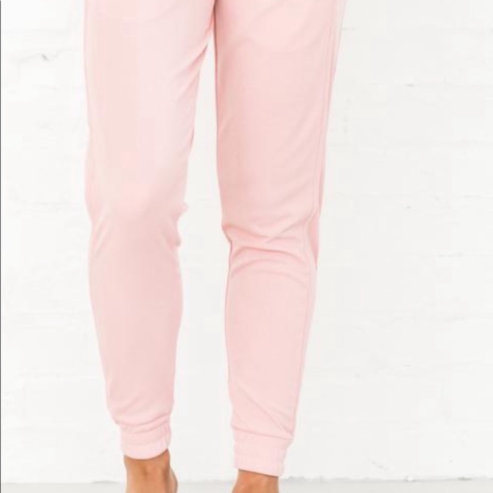 New with tag pink joggers